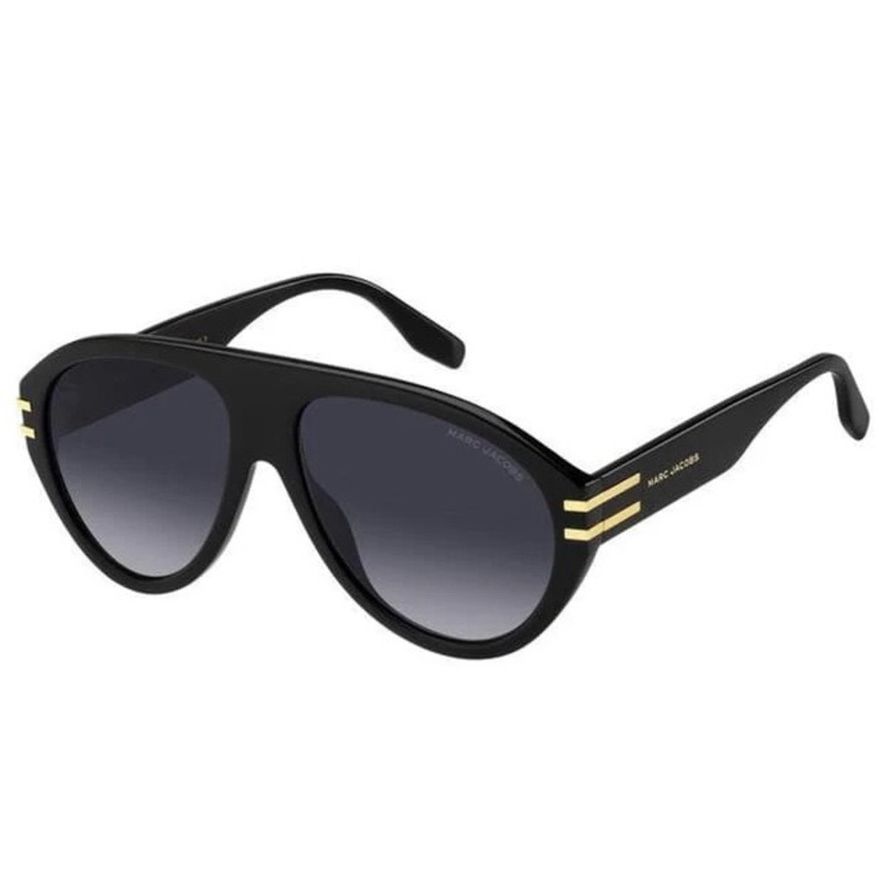 NWT Marc Jacobs Marc Black Aviator Sunglasses